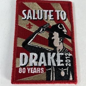 Boy Scouts collectible SALUTE TO DRAKE 80 years patch 2012